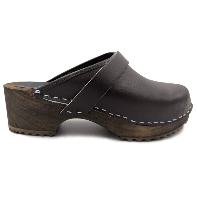 AM-Toffeln 100 Clogs in Dark Brown