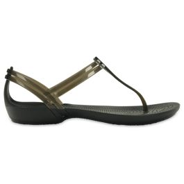 Crocs Isabella T Strap Sandal Black World of Clogs