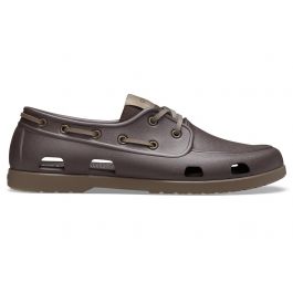 Crocs Swiftwater Deck Clog Boat Shoes Khaki Stucco World of Clogs