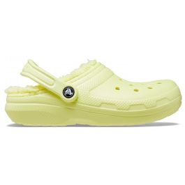 Yellow discount lined crocs