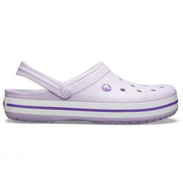 Crocs Crocband Clogs Lavender White World of Clogs