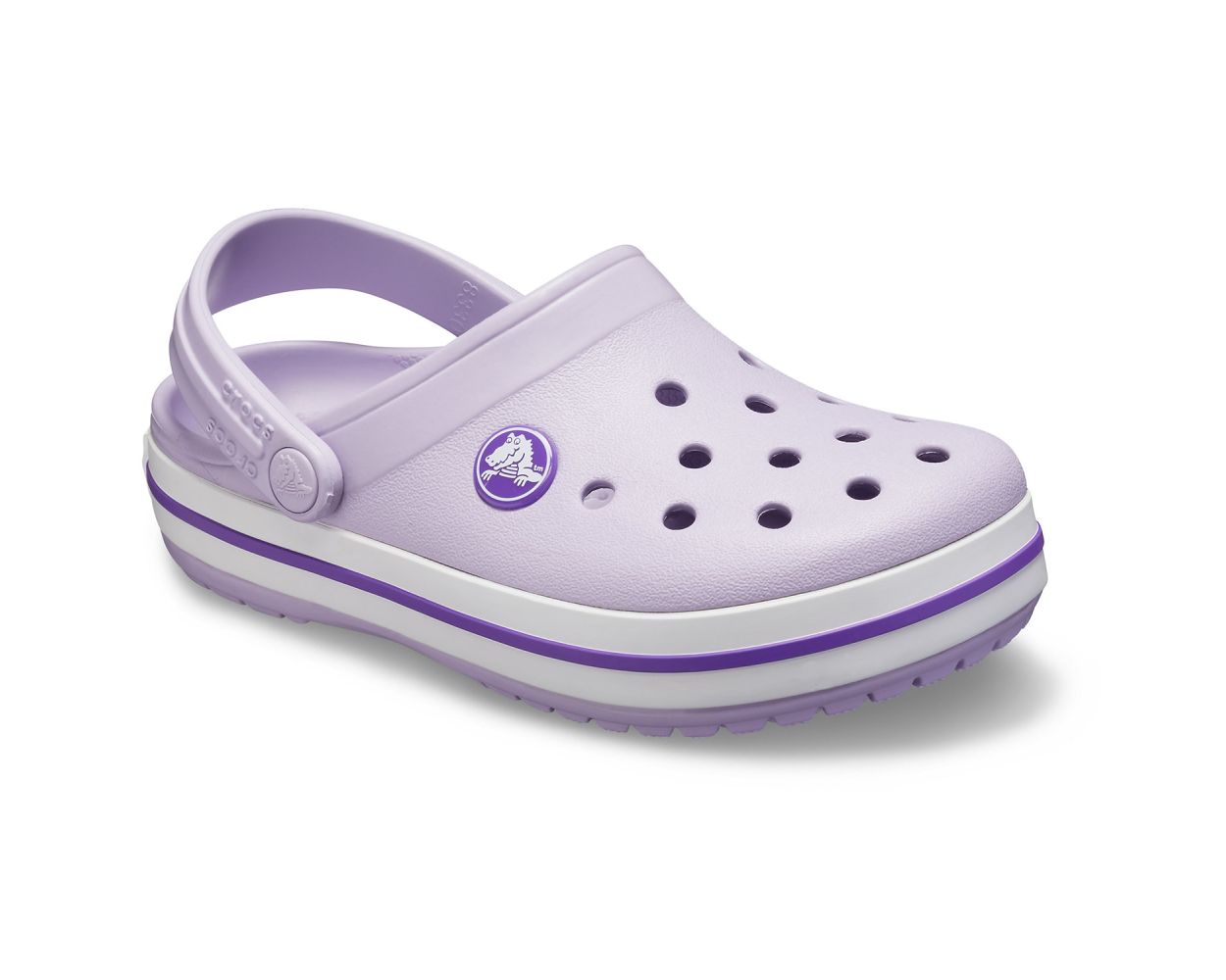 Crocs Crocband Kids Clogs Lavender Neon Purple World of Clogs