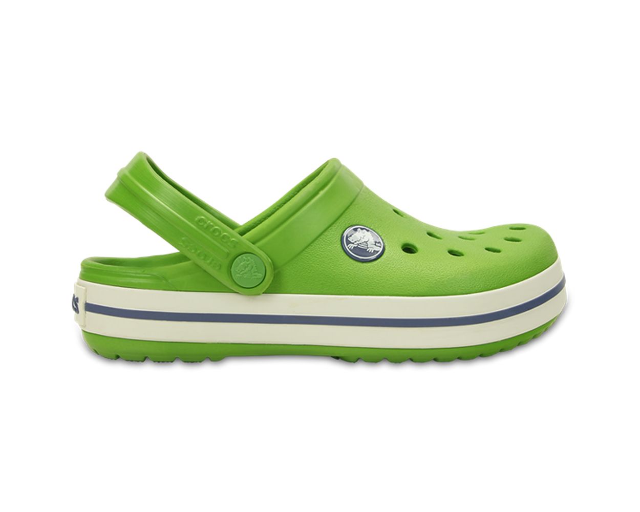Parrot green crocs top