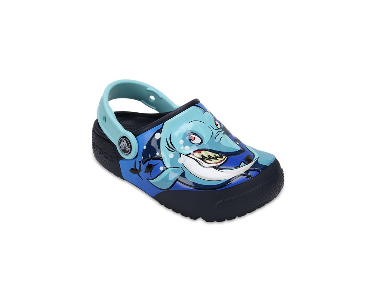 Crocs FunLab Lights Kids Clogs Monster Truck Graphite World of Clogs