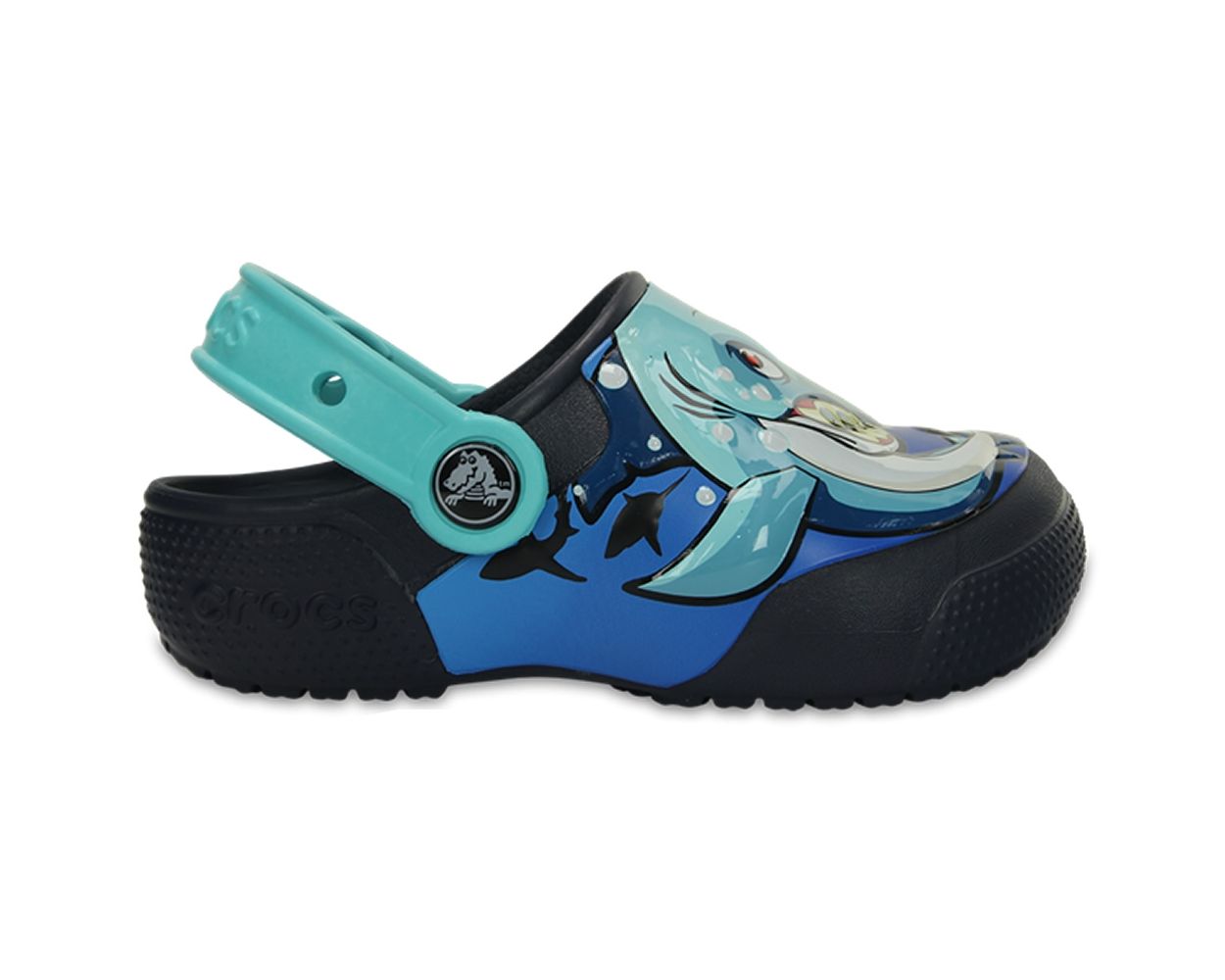 Crocs FunLab Lights Kids Clogs Monster Truck Graphite World of Clogs