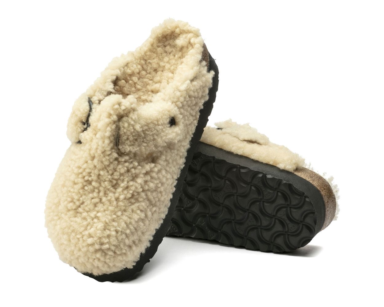 Birkenstock Papillio Boston Big Buckle Platform Shearling Narrow Art 1017677 World of Clogs