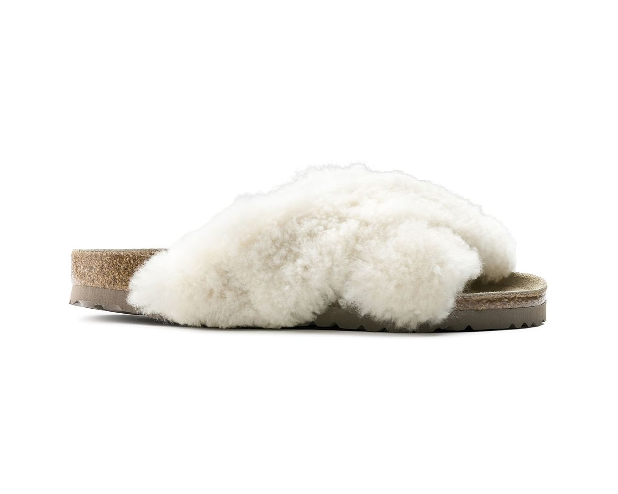 Birkenstock Papillio Daytona Fur Narrow in Shearling Off White 1011902 World of Clogs
