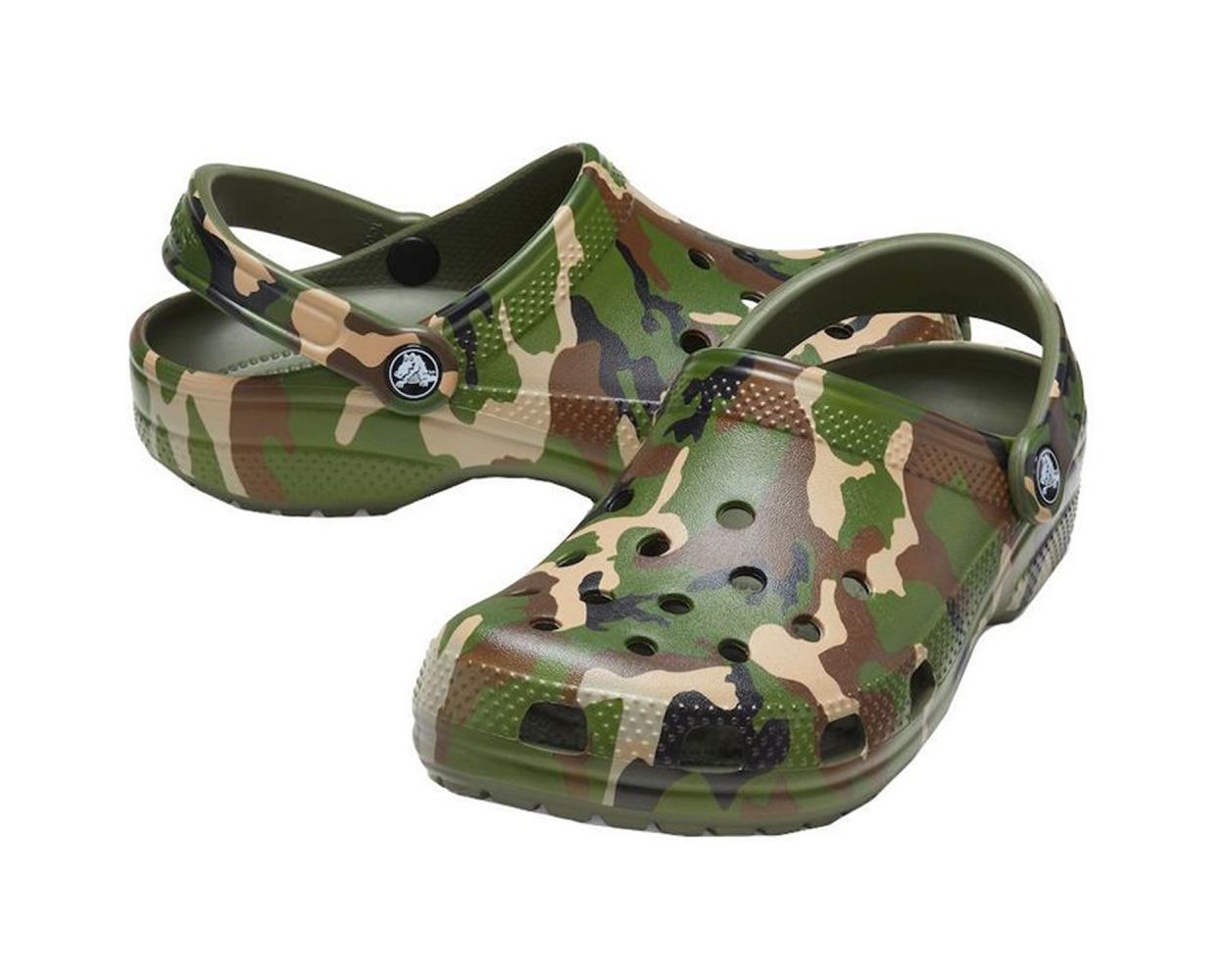 Crocs Classic Camo Clog 206454 Army Green Multi World of Clogs
