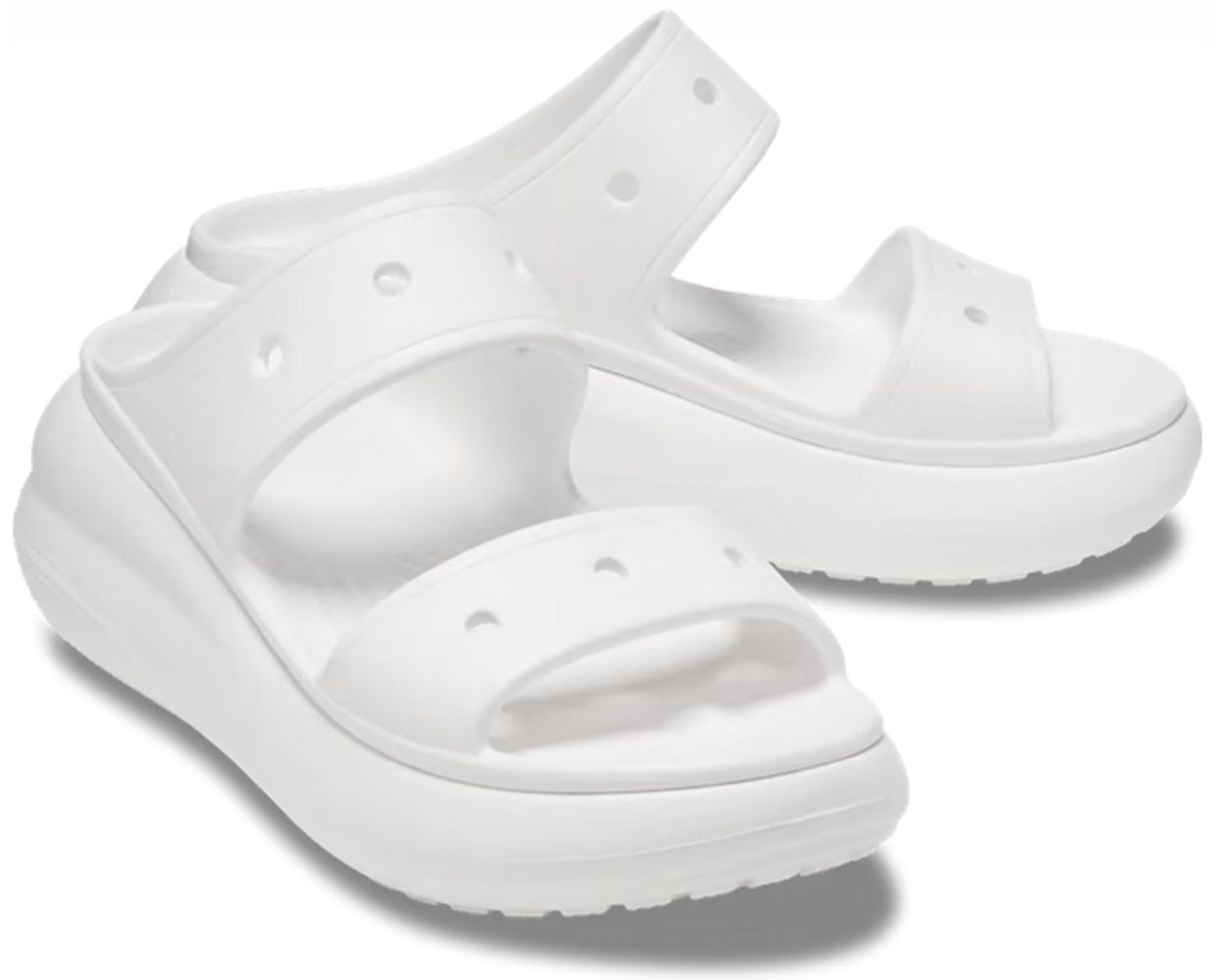 Crocs Classic Crush Sandal 207670 White World of Clogs