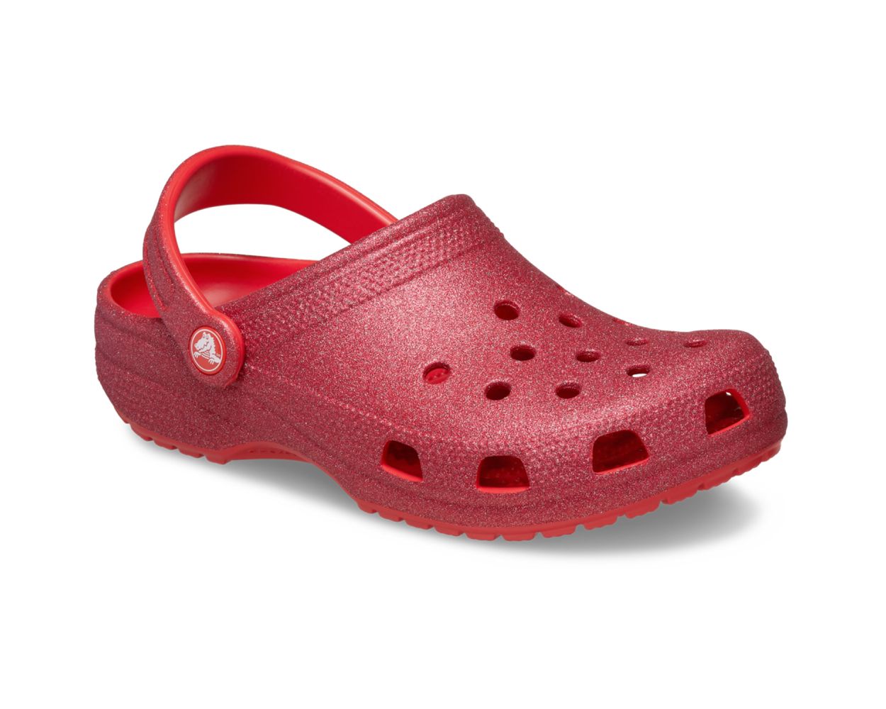 Crocs Classic Glitter Clogs 205942 Cherry Red World of Clogs