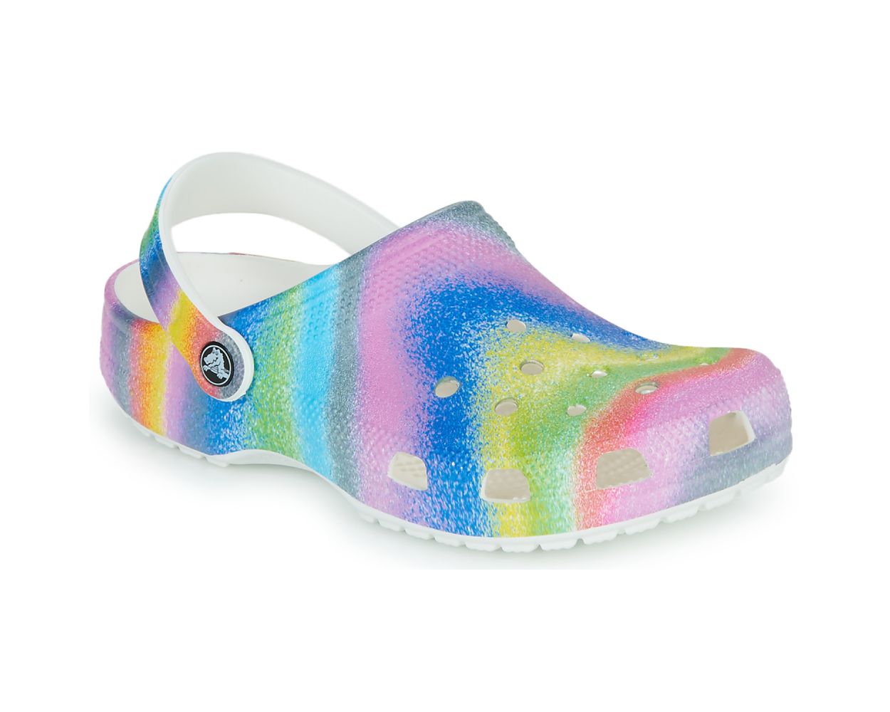 Crocs Classic Spray Dye Clog 208054 White Multi