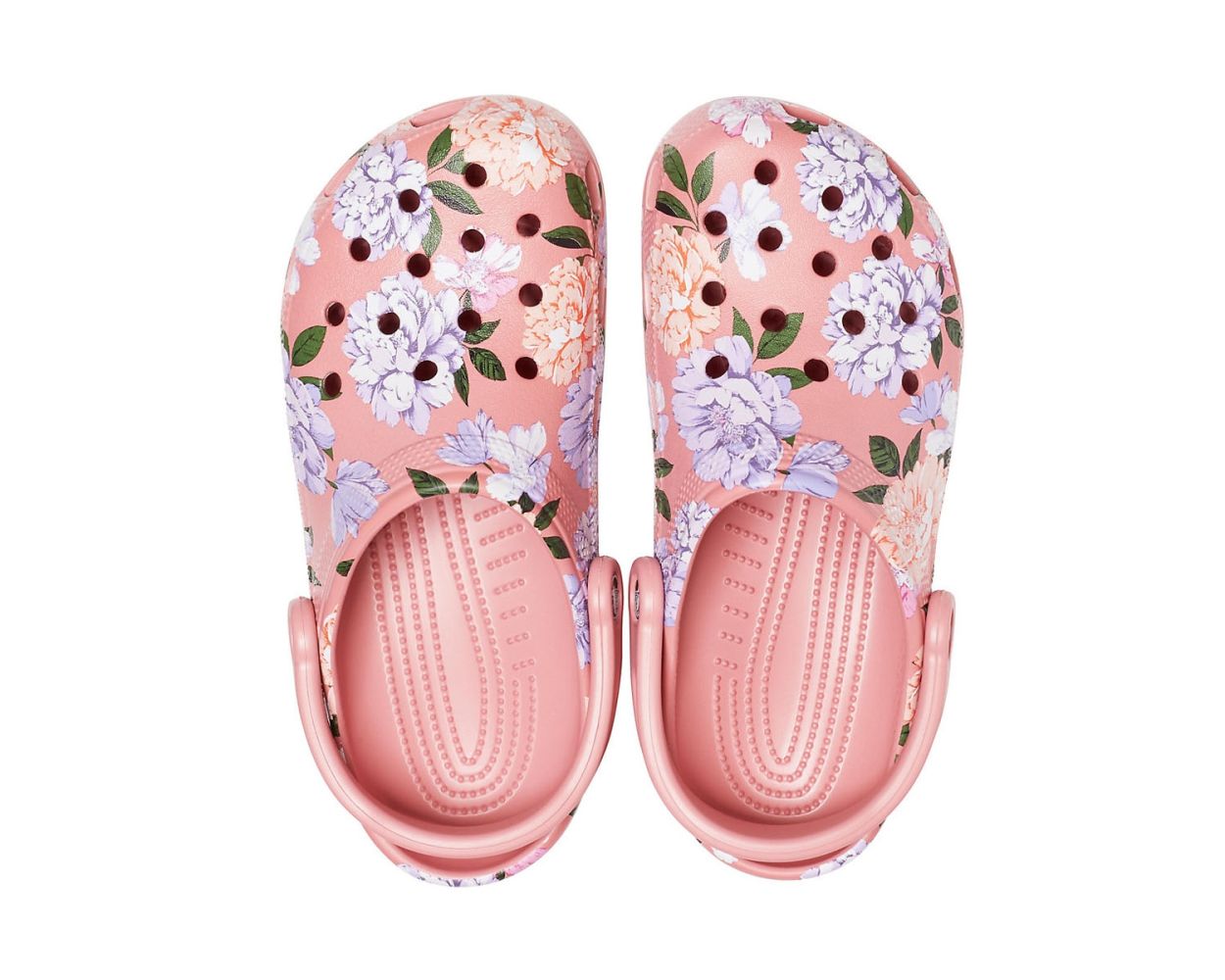 Floral print crocs outlet