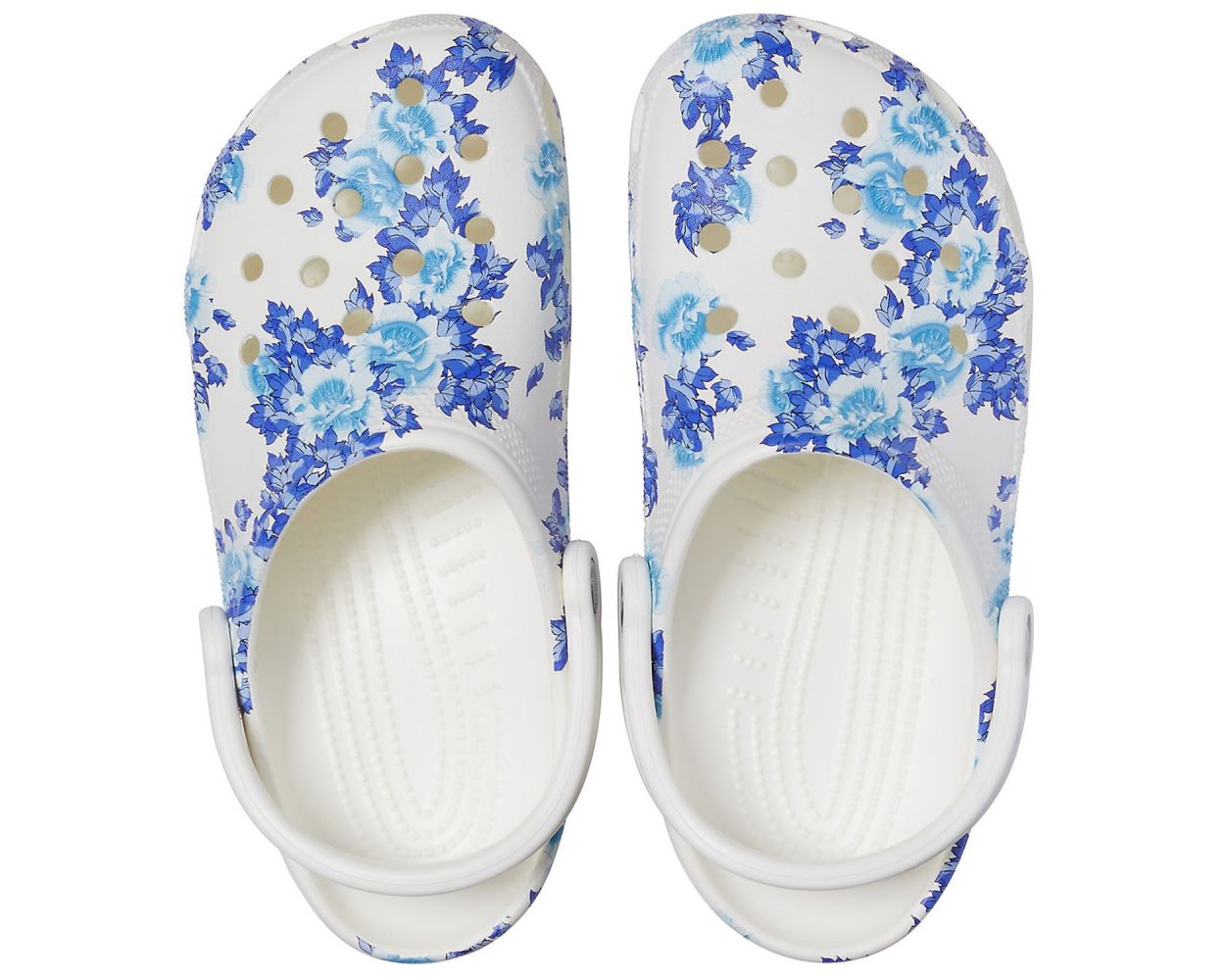 White flower crocs clearance