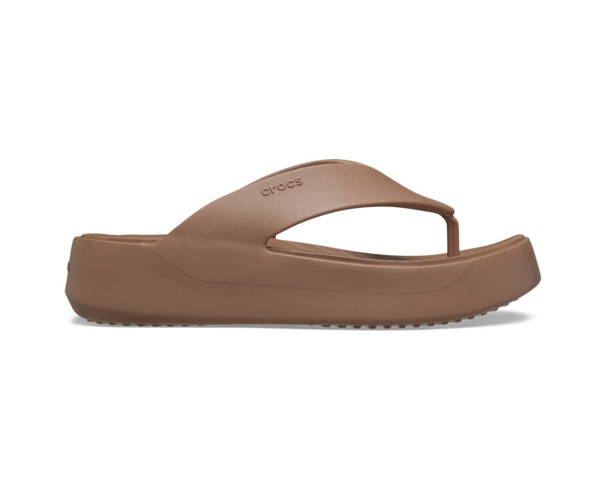 Crocs Getaway Platform Flip 209410 Latte