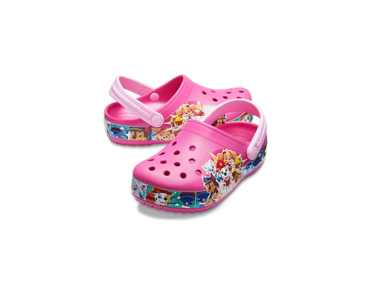 Girls paw patrol crocs store