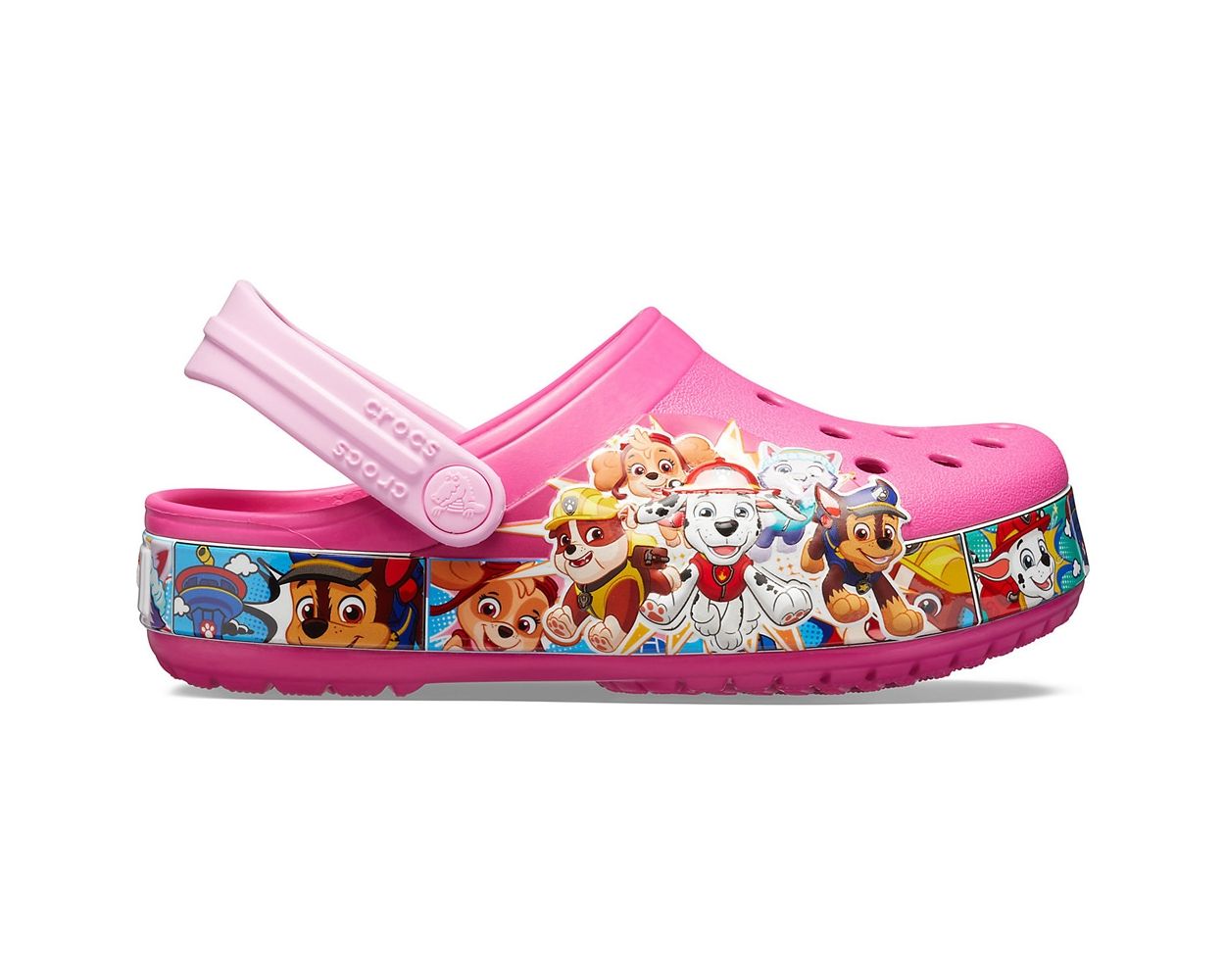 Paw patrol crocs pink online