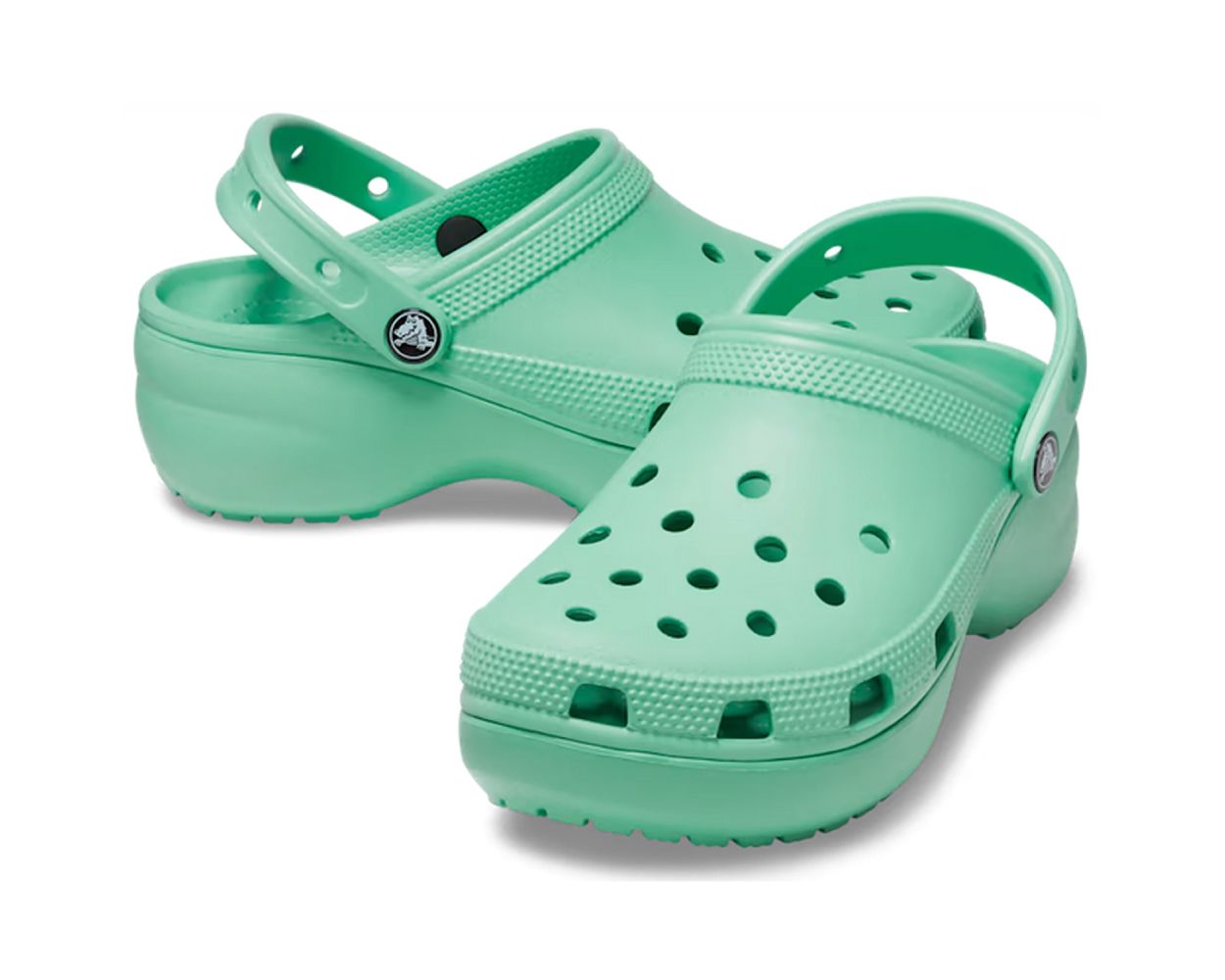 Mint green crocs hotsell