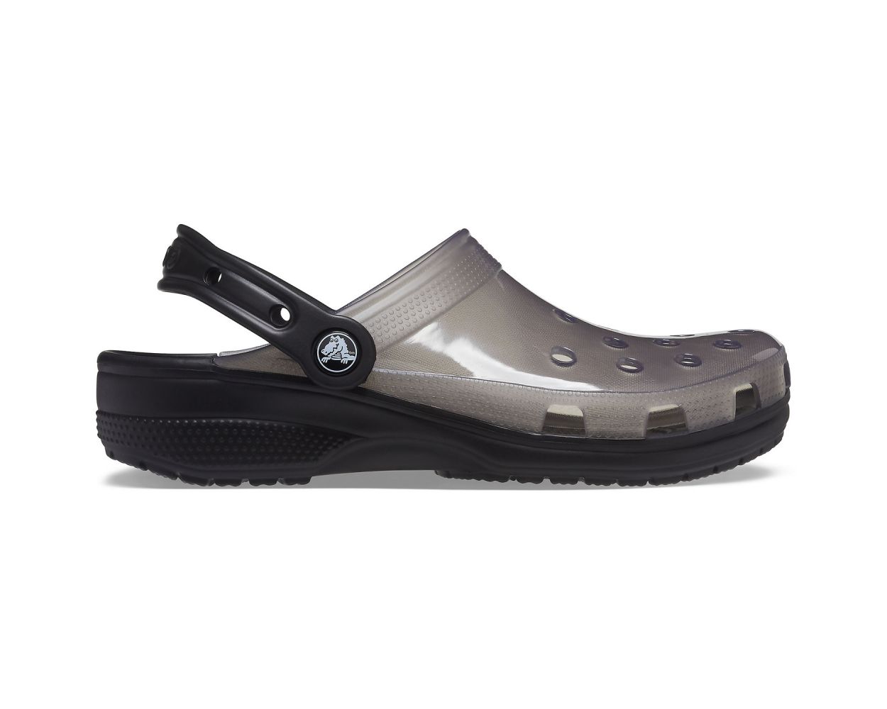 Crocs Classic Translucent Clog Black World of Clogs