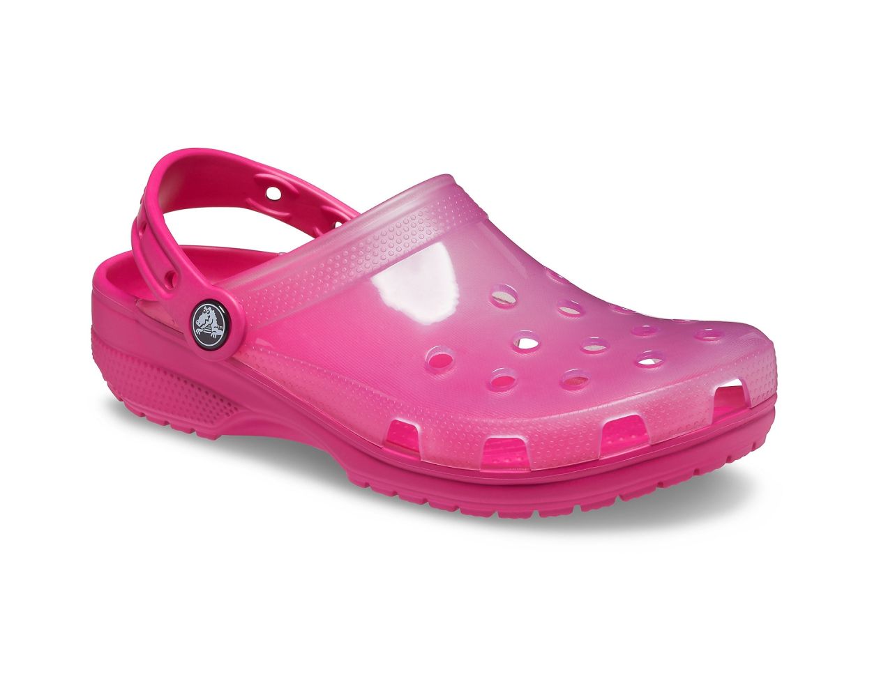Crocs Classic Translucent Clog Candy Pink World of Clogs