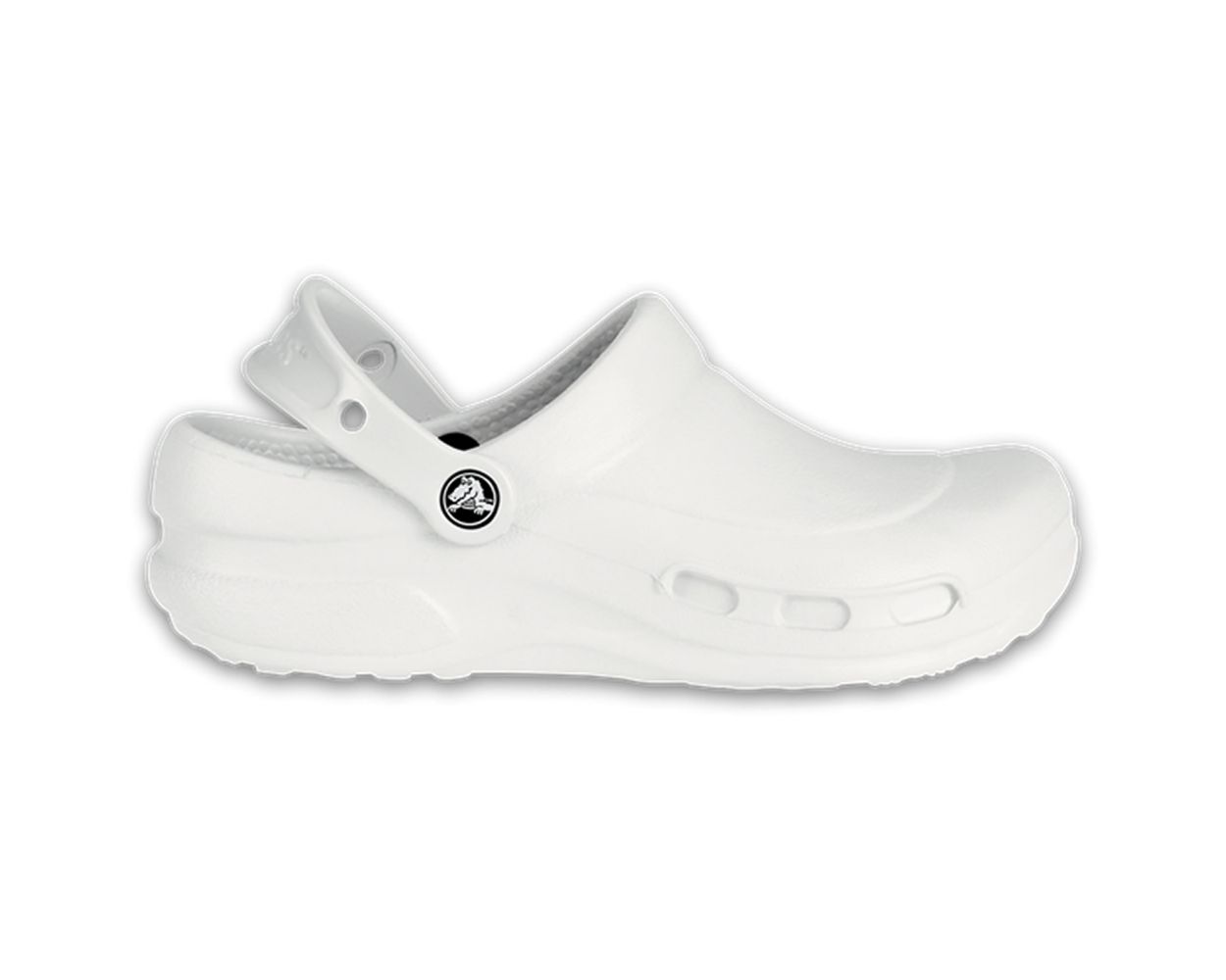White deals closed crocs