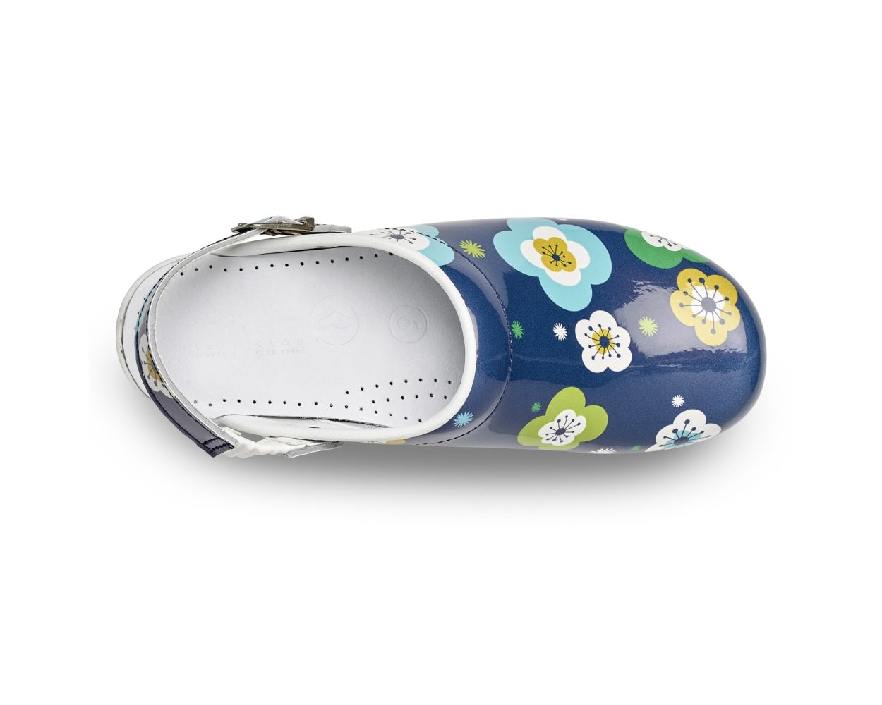 Toffeln Flexi Klog 0724 Floral World of Clogs